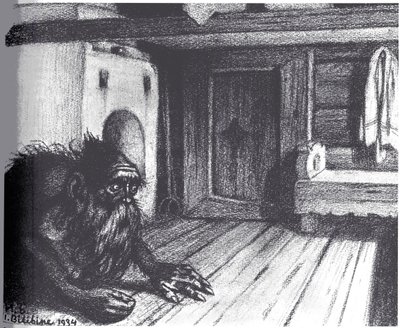 Domovoi, 1934 door Ivan Yakovlevich Bilibin