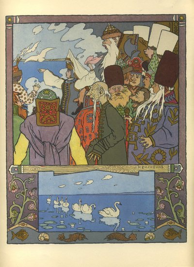 Ivan Tsarevich en de kikkerprinses, 1901 door Ivan Yakovlevich Bilibin