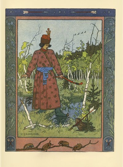 Ivan Tsarevitsj en de Kikkerprinses door Ivan Yakovlevich Bilibin
