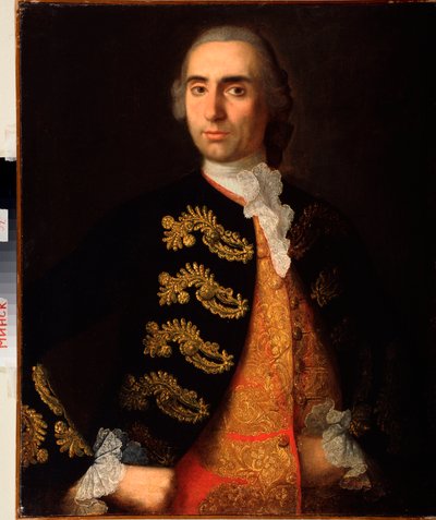 Portret van Ivan Kotsarev door Ivan Yakovlevich Vishnyakov