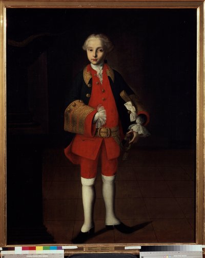 Portret van Wilhelm Graf von Fermor door Ivan Yakovlevich Vishnyakov