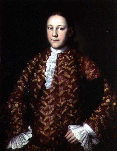 Portret van Mikhail Yakovlev (1742-81), na 1756 door Ivan Yakovlevich Vishnyakov