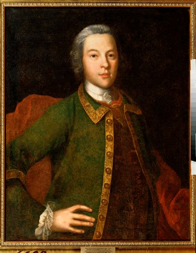 Portret van graaf P. Panin door Ivan Yakovlevich Vishnyakov