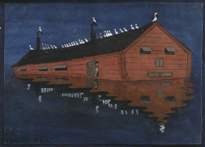 De Ark van Noach door Ivar Axel Henrick Arosenius