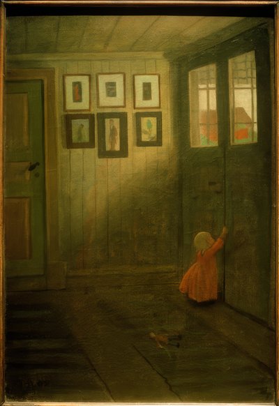 Het meisje bij de deur door Ivar Axel Henrik Arosenius