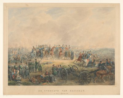 Overgave van Hasselt op 8 augustus 1831 door Izaak Schouman