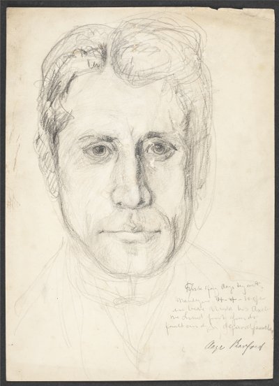 Portret van Aage Barfoed door J.A. Jerichau