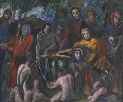 De weg naar Golgotha door J.A. Jerichau