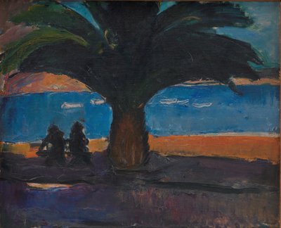 De Dikke Palm. Uitzicht vanaf Villefranche door J.A. Jerichau