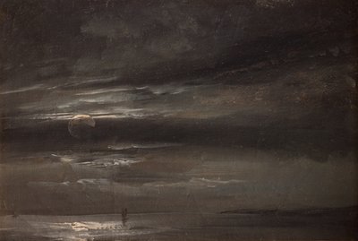 Maanlicht over de Zee door Johan Christian Dahl