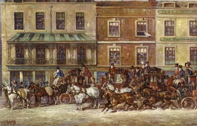 Gloucester Coffee House, Piccadilly door J.C. Maggs