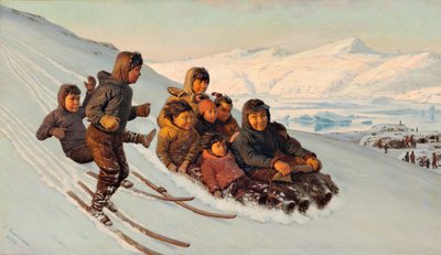 Wintertijd in Groenland door J.E. Carl Rasmussen