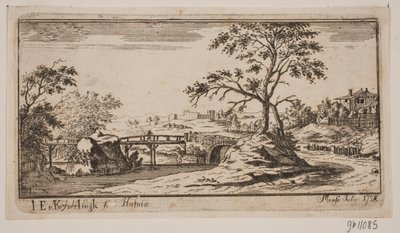 Landschap door J.E. Keyserlingk