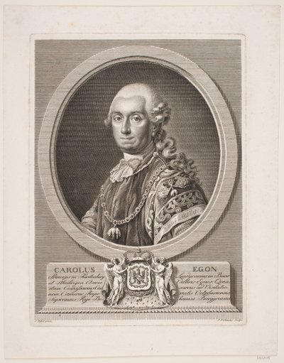 Carl Egon, prins van Fürstenberg door J.F. Clemens