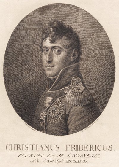 Christian Frederik door J.F. Clemens