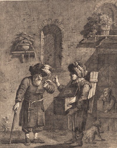 Een marskramer door J.F. Clemens