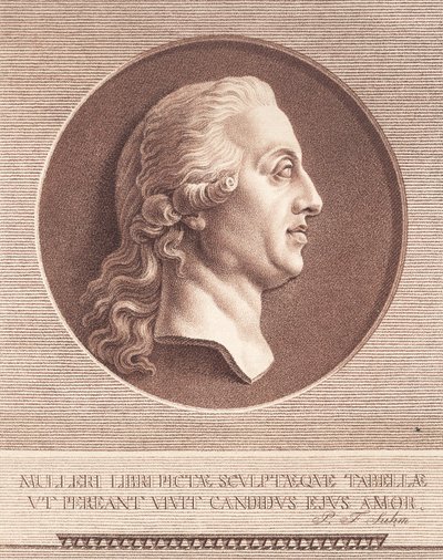 Fr. Adam Müller. Naar Wiedewelts marmeren medaillon door J.F. Clemens