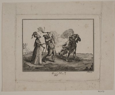 De handschriftenverzamelaar Arni Magnusson door J.F. Clemens