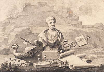 De handschriftenverzamelaar Arni Magnusson door J.F. Clemens