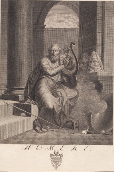 Homerus door J.F. Clemens