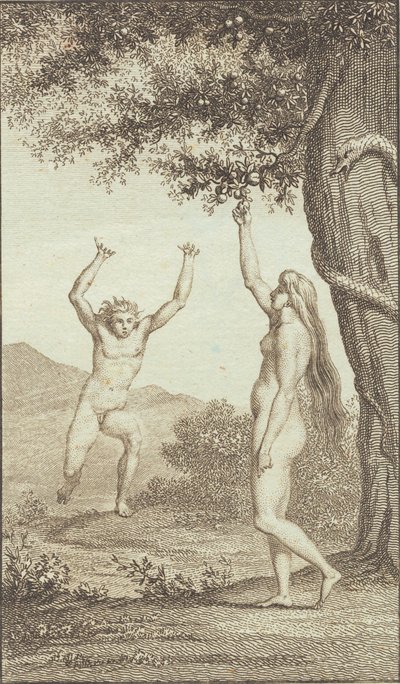 Illustratie voor Ewalds "Adam en Eva". III door J.F. Clemens