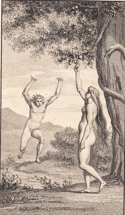 Illustratie voor Ewalds "Adam en Eva". III door J.F. Clemens