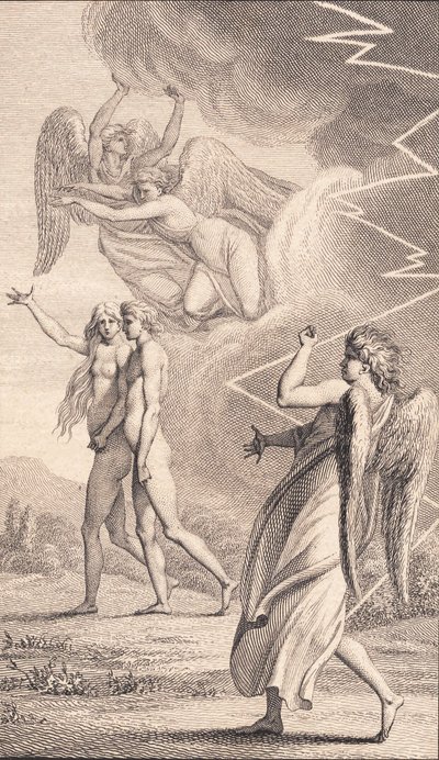 Illustratie bij Ewalds "Adam en Eva". V door J.F. Clemens