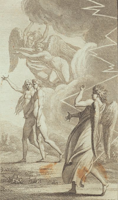 Illustratie voor Ewalds "Adam en Eva". V door J.F. Clemens