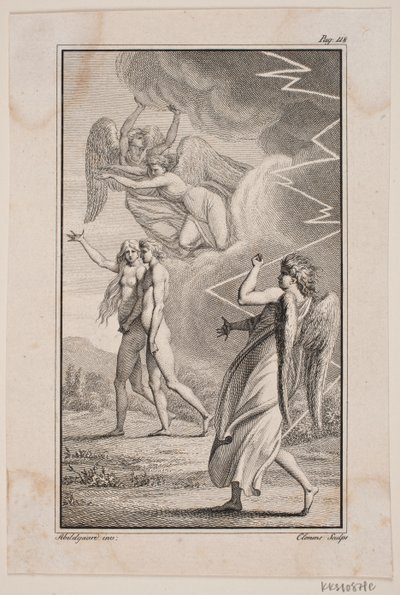 Illustratie voor Johannes Ewalds "Adam en Eva" V door J.F. Clemens