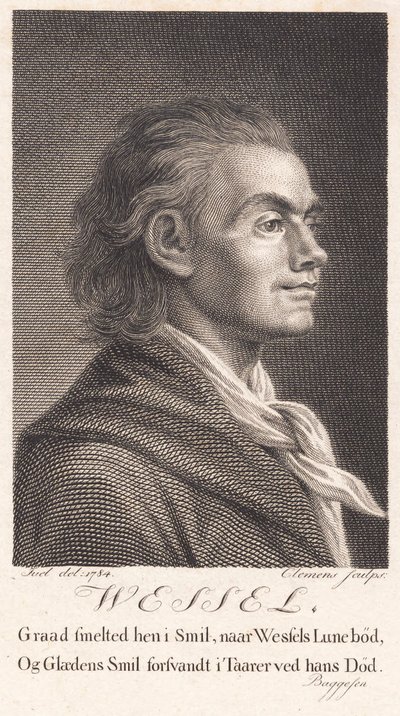 Johannes Hermann Wessel door J.F. Clemens
