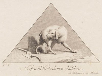 Sleutel tot het schilderij van Kopenhagen door J.F. Clemens