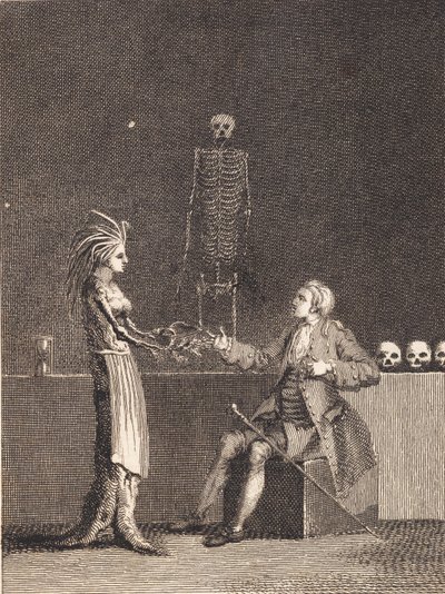 Niels Klim in de anatomiekamer door J.F. Clemens
