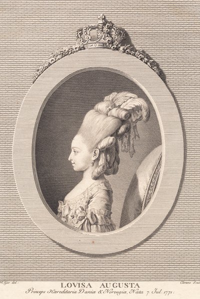 Prinses Louisa Augusta door J.F. Clemens