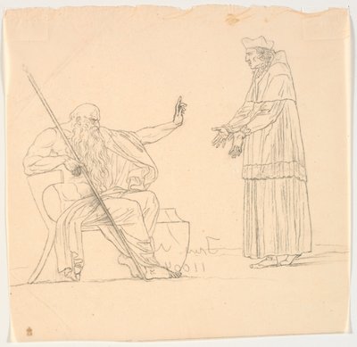 Richelieu voor Rhadamanthos door J.F. Clemens