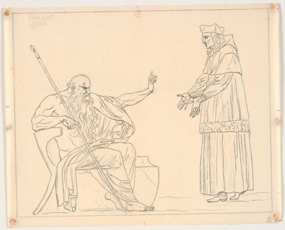 Richelieu voor Rhadamanthos door J.F. Clemens