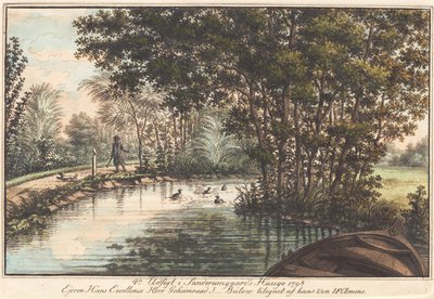 Tuin van Sanderumgaard 3 door J.F. Clemens