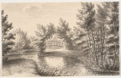 Tuin van Sanderumgaard VI door J.F. Clemens