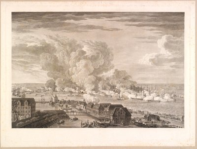 De slag bij Reden op 2 april 1801 door J.F. Clemens