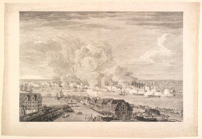 De Slag bij de Reede op 2 april 1801 door J.F. Clemens