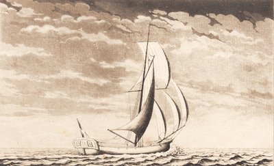 Suite van schepen. Koningsjacht door J.F. Clemens