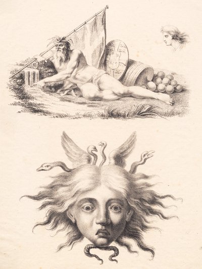 Øresund. Medusahoofd door J.F. Clemens