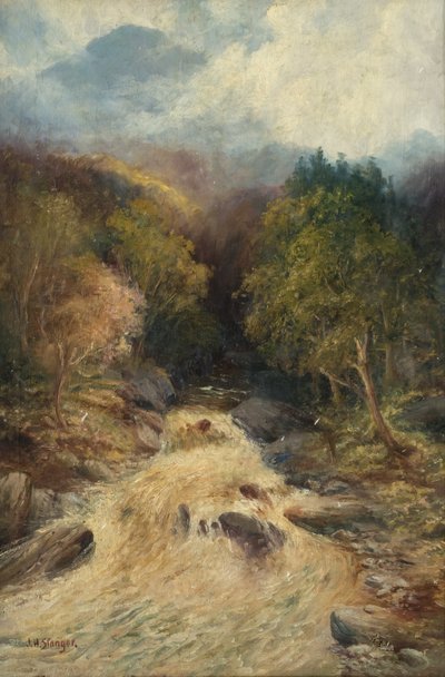 Een bergbos door J.H. Stanger
