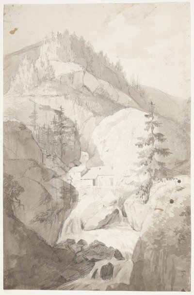 Een waterval bij St. Pierre d