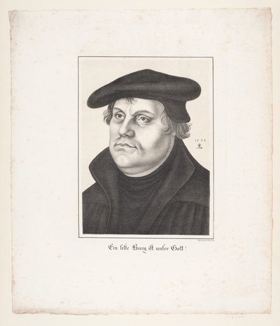 Martin Luther door J.L. Lund
