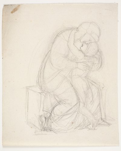 Moeder en kind door J.L. Lund