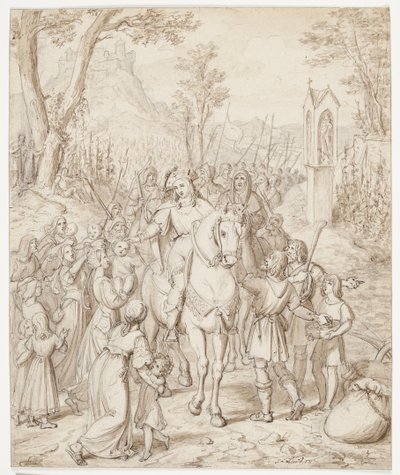 Waldemar de Grote op reis naar de ontmoeting met Fr. Barbarossa door J.L. Lund