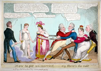 Hoe te onttrouwen, ja, daar is de kneep!, 1820 door JL Marks