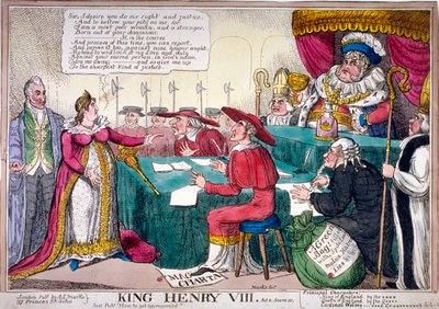 Koning Hendrik VIII, acte II, scène iv, ca. 1820 door JL Marks