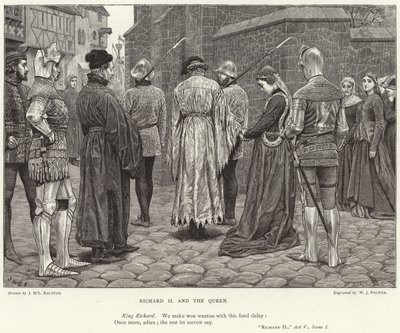 Richard II en de Koningin, Richard II, Act V, Scene I door J.M.L. Ralston