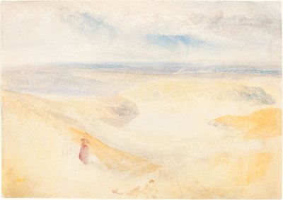 Een rivier in Yorkshire, ca. 1827 door Joseph Mallord William Turner